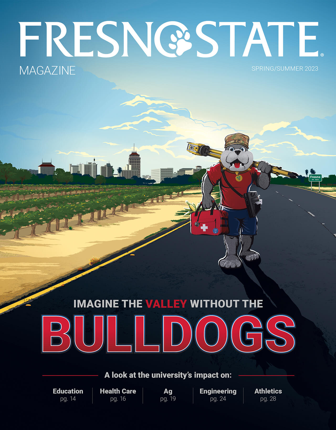 2023 Spring/Summer Fresno State Magazine  – Cover